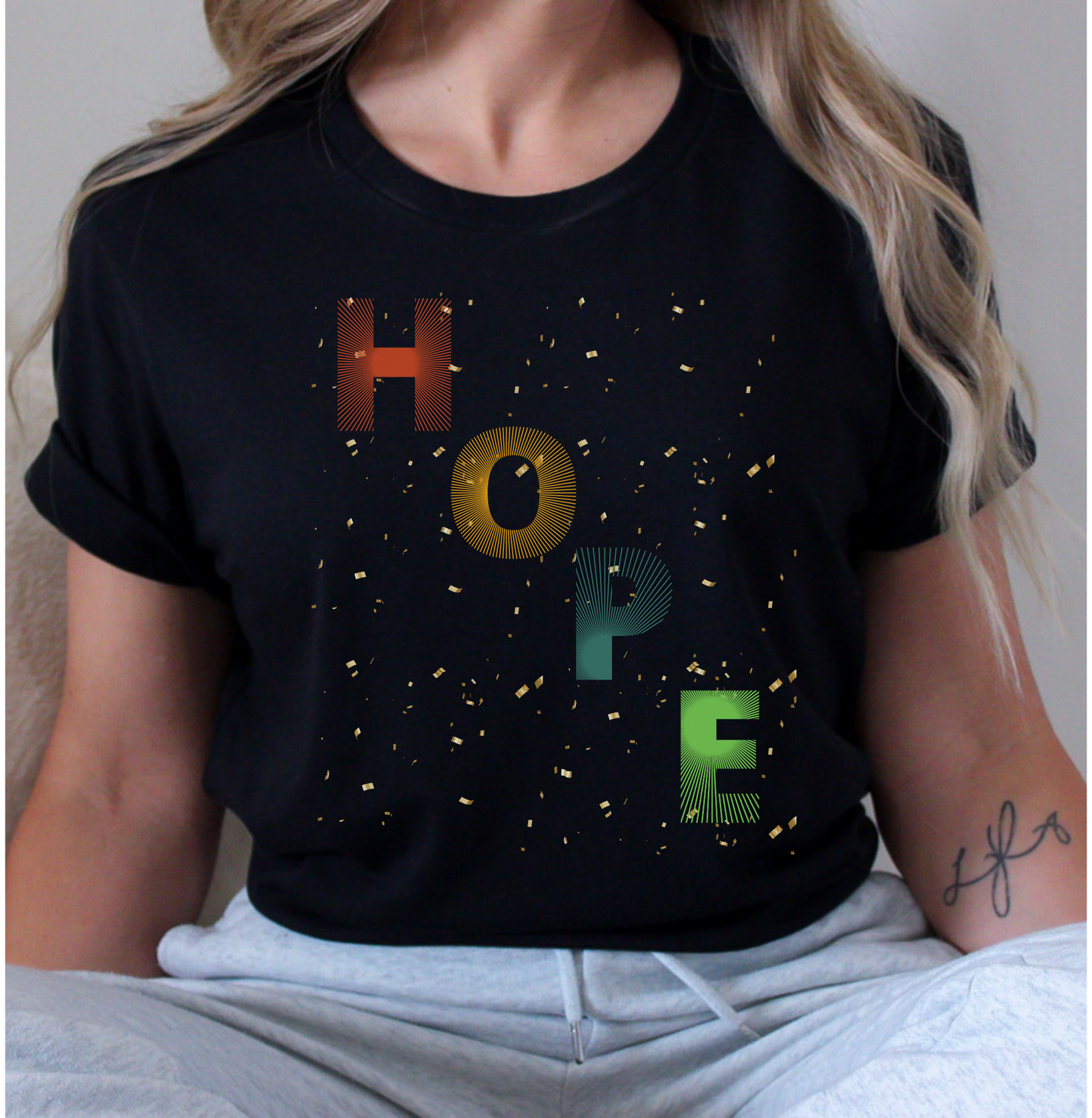 HOPE Graphic T-Shirt for Women, gift for her,