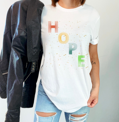 HOPE Graphic T-Shirt for Women, gift for her,