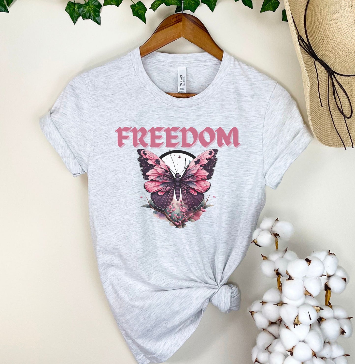 Butterfly Shirt, Casual Women Shirt,