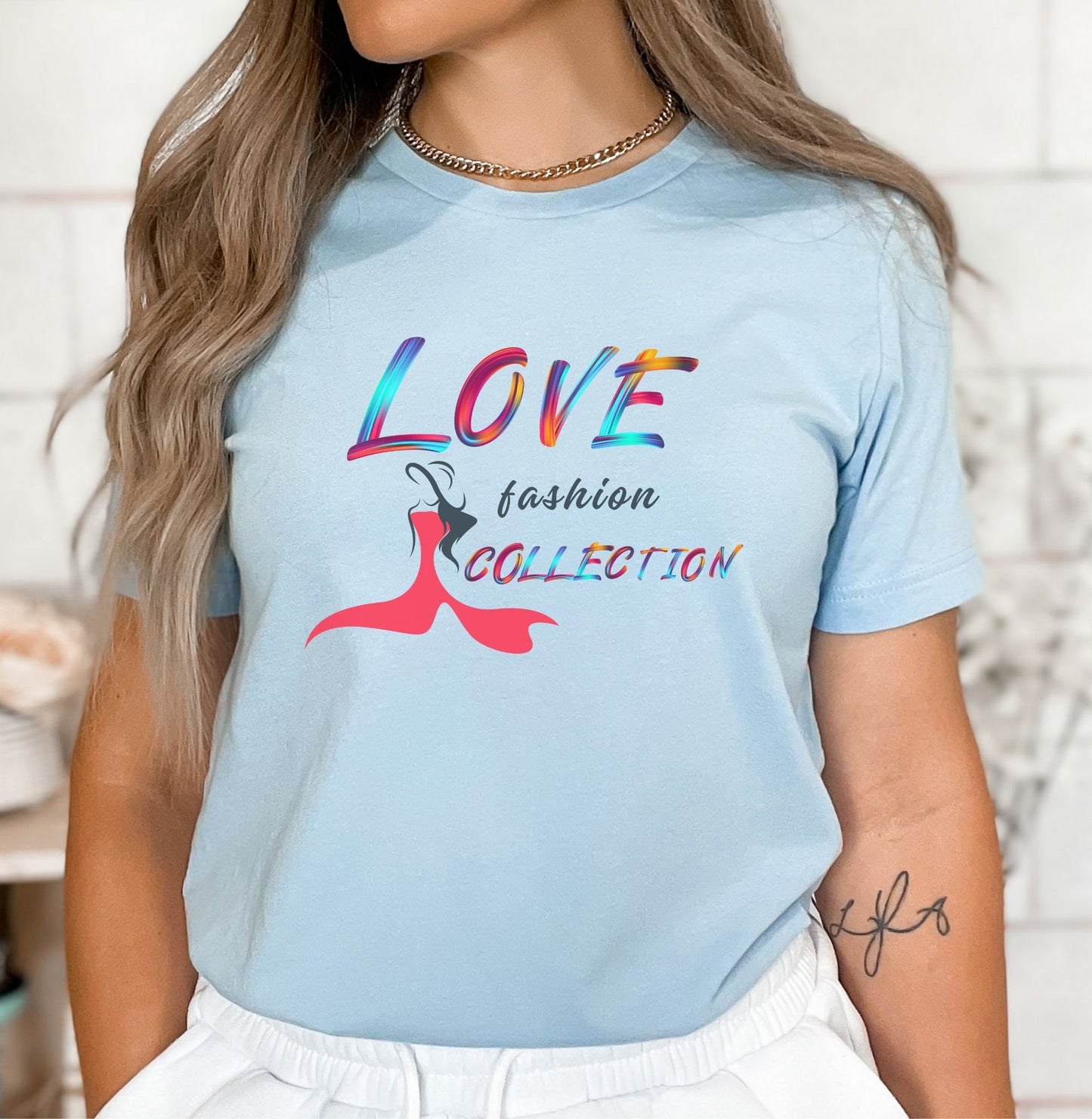 Love Fashion Shirt for Woman Unisex Adult Sizing, gift for her,