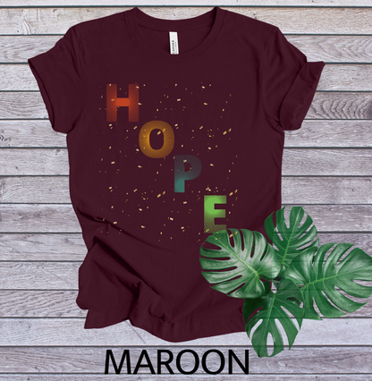 HOPE Graphic T-Shirt for Women, gift for her,